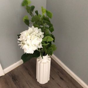 White vase